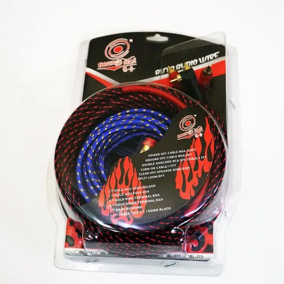 Набір проводів AWG/RCA для встановлення саббуфера KIT 10GA/C011 NF-86 | Зображення 3