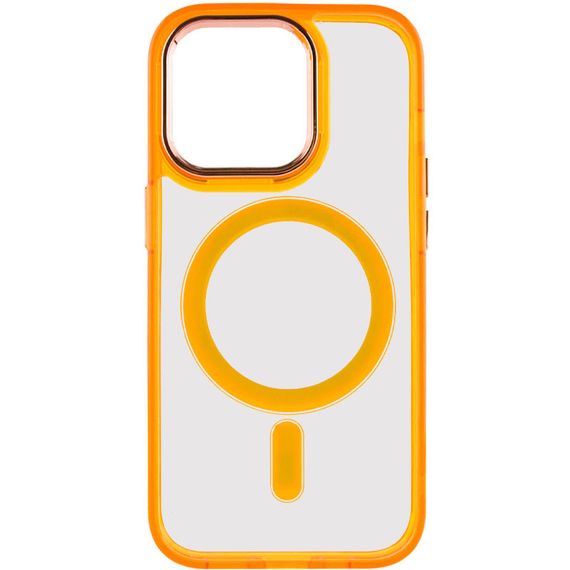 Чохол TPU Iris with MagSafe для Apple iPhone 13 Pro (6.1") Помаранчевий