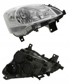 Фара Передняя Citroen Berlingo / Peugeot Partner 2008-2011 Правая H4, Электро регулировка С моторочиком