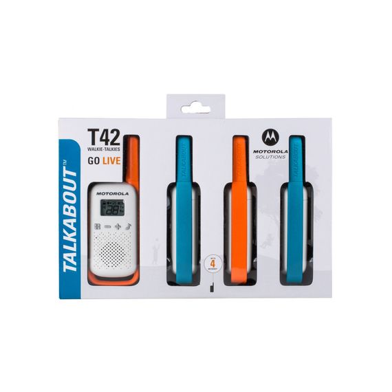 Портативна рація Motorola TALKABOUT T42 Quad Pack (B4P00811MDKMAQ) | Зображення 2