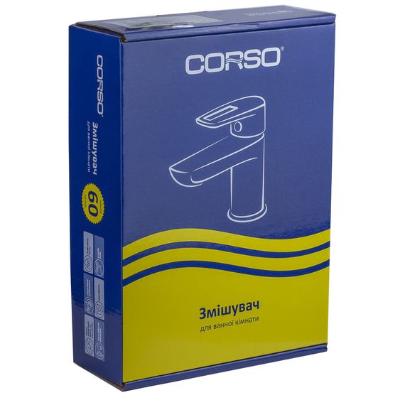 Змішувач для раковини Corso GARDA BC-2A121W | Зображення 4