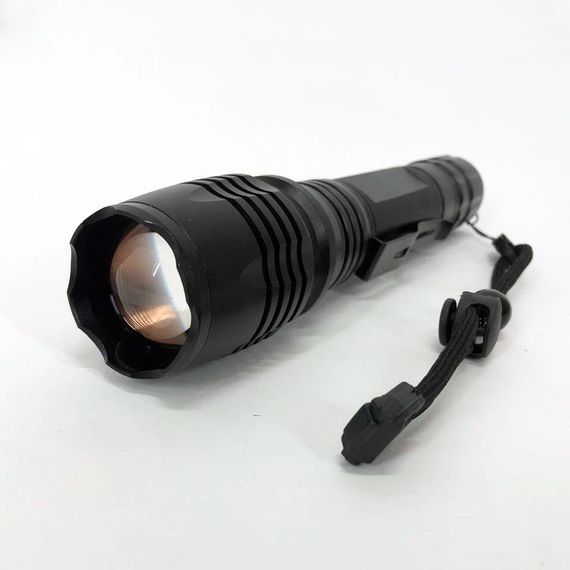 Фонарь переносной с лед лампой Bailong, Лед фонарик с зарядкой, Фонарь ручной металлический TH-48 | Зображення 3