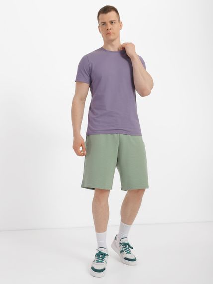 Футболка для чоловіків однотонна сіра, 2XL | Зображення 3