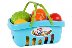 Ігровий набір продуктів 5354TXK в кошику  Блакитний
