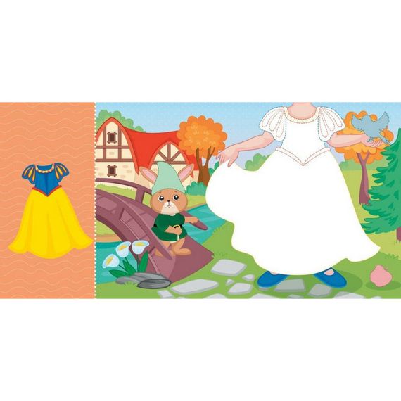 Детская книга с наклейками Одень куклу "Крошка София на маскараде" 615009 | Зображення 1