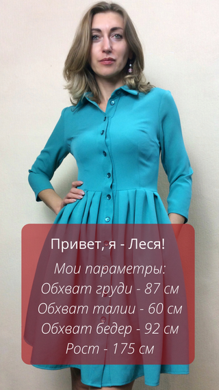 Плаття-халат із пишною спідницею та кишенями П208 | Зображення 1