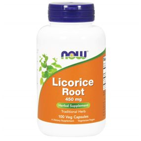 Корень солодки NOW Foods Licorice Root 450 mg 100 Caps