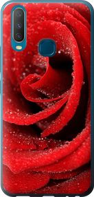 Чехол на Vivo Y15 Красная роза "529u-1791-17620"
