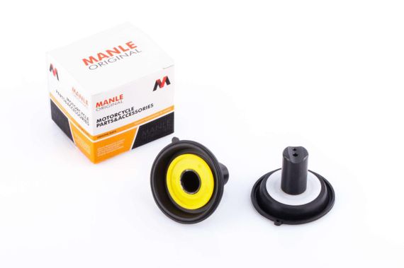 Мембрана карбюратора (з заслінкою) 4T GY6 50 (Ø16 mm, основна) MANLE