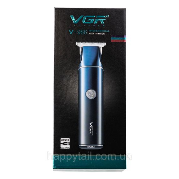Тример для стрижки VGR з насадками та USB, золото HP-V-986 | Зображення 9