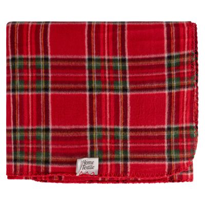 Плед Ardesto Christmas Fleece 130x160см, 100% поліестер, клітинка, червоний (ART0717PB) | Зображення 2