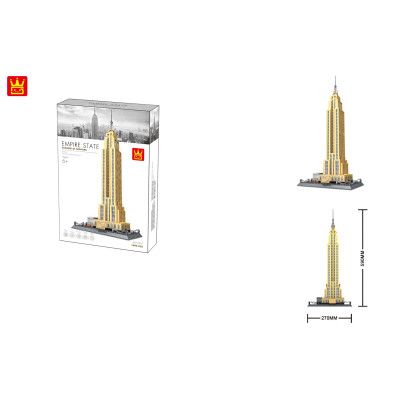 Конструктор Wange Эмпайр-стейт-билдинг, Нью-Йорк, США (WNG-Empire- State-Building) - Топ Продаж! | Зображення 1