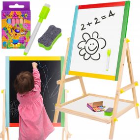 Мольберт Kruzzel 23546 двусторонняя магнитная вращающаяся доска