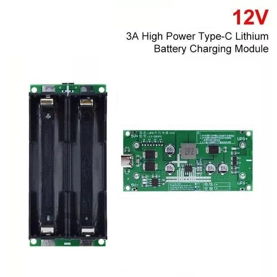 Плата UPS, джерело безперебійного живлення. Type-C, 15W, 3A. Зарядка 12В | Зображення 5