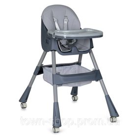 Стульчик для кормления M 5722 Gray до 20 кг, серый