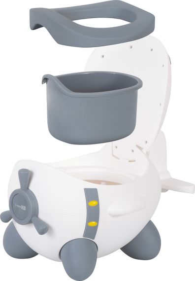 Дитячий горщик FreeON Plane, white - grey | Зображення 2