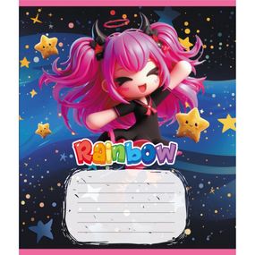 Тетрадь ученическая "Куроми" 012-520064L-4 в линию, 12 листов