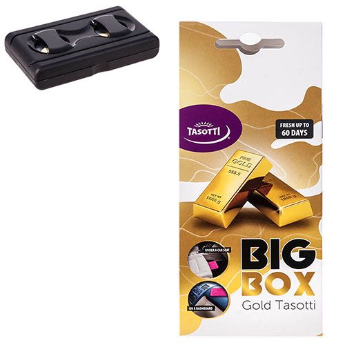 Ароматизатор під сидіння Tasotti / "Big box" - 58g/ Gold tasotti
