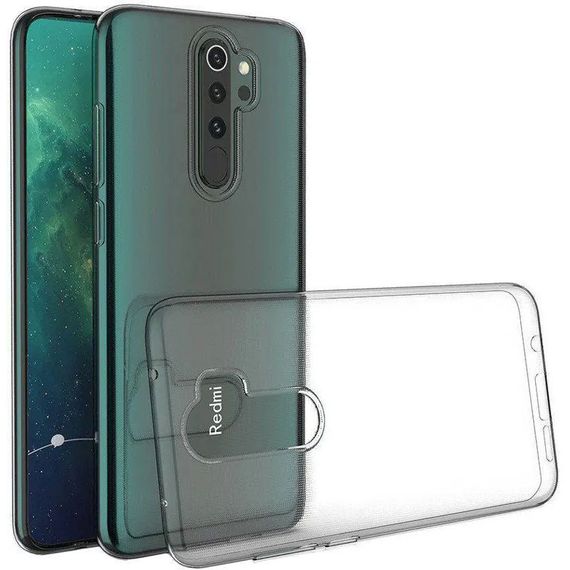 TPU чохол Epic Transparent 1,5mm для Xiaomi Redmi Note 8 Pro Безбарвний (прозорий)