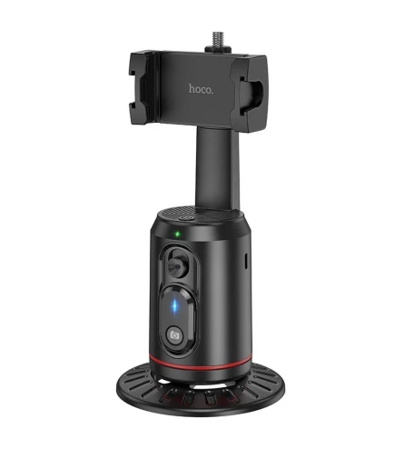 Смарт штатив з автоматичним відстеженням HOCO K23 Lotus smart PTZ 1200mAh пульт BT5.2 Black