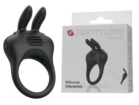 Кільце ерекційне серії Pretty - DAVION Silicone Vibration, BI-210264 Sex Aura