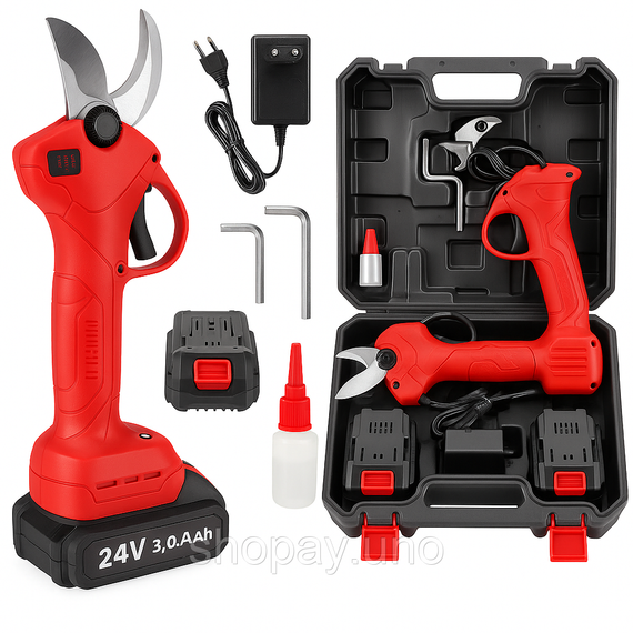 Секатор акумуляторний Boxer BX-9001 2 АКБ 24В DE-13
