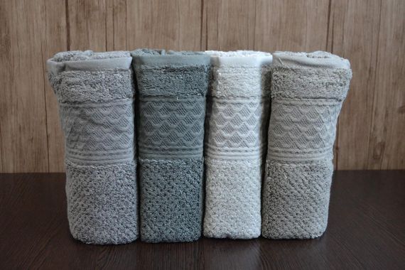 Набор полотенец 50х90 см Pupilla Prag, лицевые 4 шт. | Зображення 4