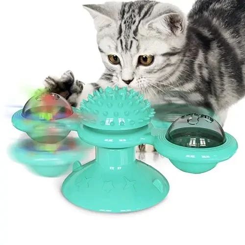 Игрушка для кота (спиннер) Rotate windmill cat toy | Зображення 2