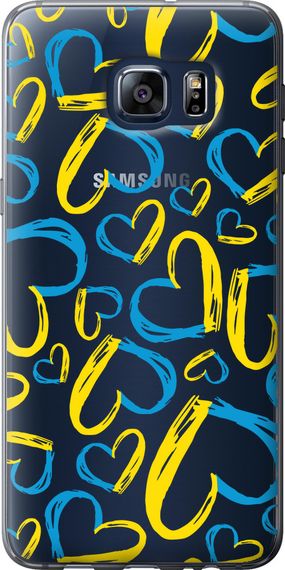 Чехол на Samsung Galaxy S6 Edge Plus G928 Сердца UA "5292u-189-17620"