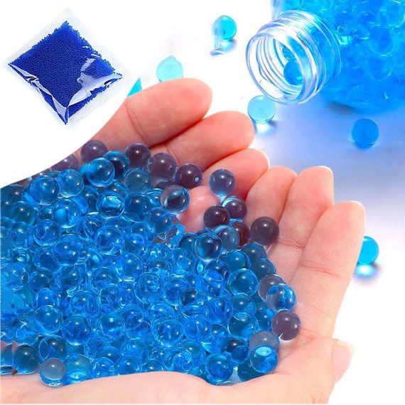Гидрогелевые шарики (орбизы) 8000 шт. упаковка Blue | Зображення 2