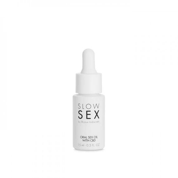 Олія для орального сексу CBD Slow Sex Bijoux Indiscrets 15 мл Sex Aura | Зображення 1