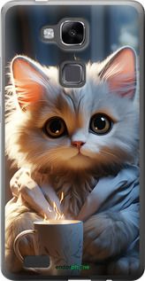 Чохол на Huawei Ascend Mate 7 Білий кіт "5646u-140-2448"