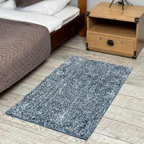 Килимок для ванної 60*100см Comfort синій поліестер Дариана