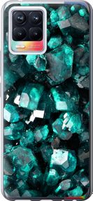 Чехол на Realme 8 Кристаллы 2 "3674u-2303-17620"