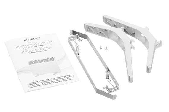 Конвектор ARDESTO 1000 Вт підлоговий/настінний, площа обігріву 10 кв.м., Білий (CH-1000MCW) | Зображення 2