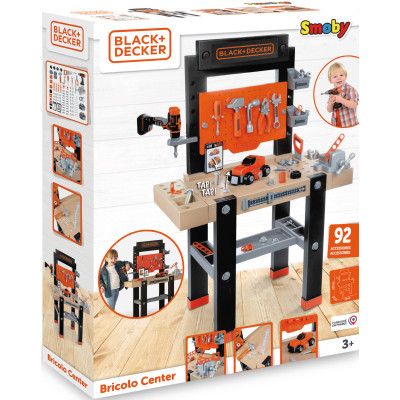 Игровой набор Smoby Black+Decker Блэк+Деккер Мастерская 92 аксессуара (360727) | Зображення 6
