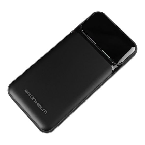 Power Bank – Портативная батарея 10.000 mAh. черный - GP-10BQC быстрая зарядка 22.5W GRUNHELM | Зображення 1