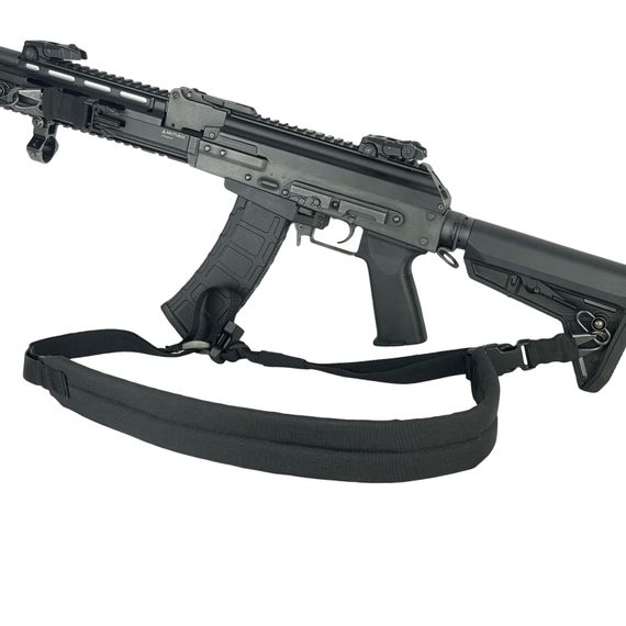 Ремінь збройовий RAGNAROK триточковий з широким наплічником "KRAKEN" carbine Чорний | Зображення 2