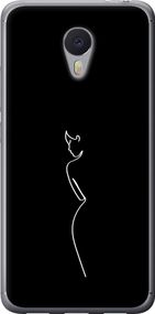 Чехол на Meizu M3 Note Силуэт1 "4590u-256-17620"