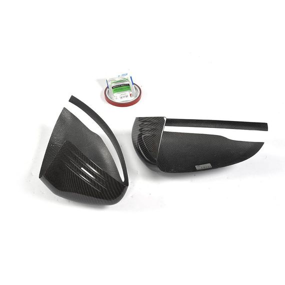 Накладки на дзеркала V1 (2014-2017, Карбон) для Mercedes S-сlass W222 рр | Зображення 2