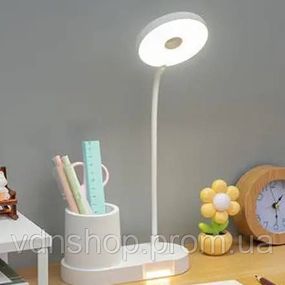 Настільна світлодіодна лампа BL-T2 з гнучкою стійкою та органайзером. SF-31