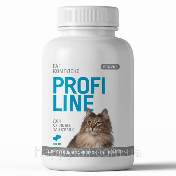 Вітаміни Provet PROFILINE для котів ГАГ комплекс для суглобів та зв язок 180 таб