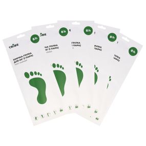 Хімічні грілки для ніг Tribe Foot Warmer набір 5 пар S-M 23 см, Устілки-грілки у взуття до 8 годин, для риболовлі ЗСУ
