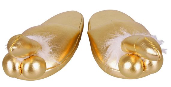 Тапочки - Golden Penis Puschen Sex Aura | Зображення 1