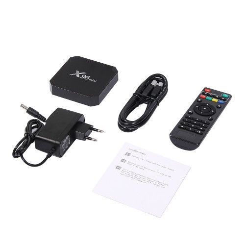 Приставка смарт тв бокс smart tv box x96 mini 4-ядерна 2 Гб/16Гб андроїд 7.1.2 чорний 4K | Зображення 6