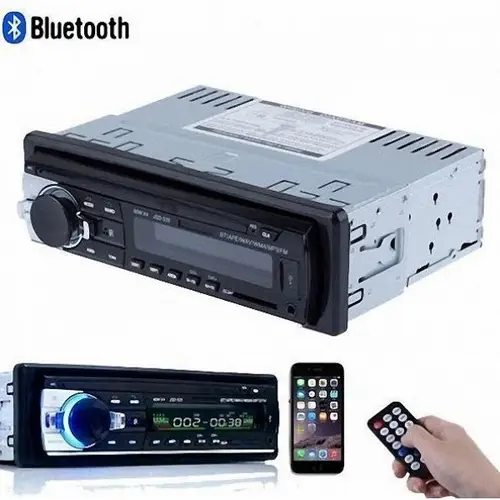 Автомагнитола JSD-520BT +AUX +Радио +Bluetooth, Блютуз магнитола в машину, Автомобильная магнитола 1 din | Зображення 4