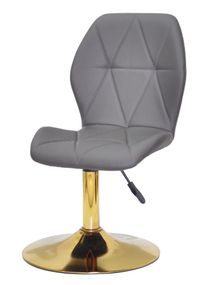 Стул поворотный на золотой круглой базе с регулировкой высоты Alby (Алби) GD-Base D-410