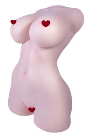 Мастурбатор торс NMC вагина, анус и грудь, бежевый, 23 см sexstyle