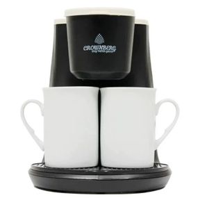Капельная электрическая кофеварка для дома на 2 чашки Crownberg CB-1568 500Вт HB-29