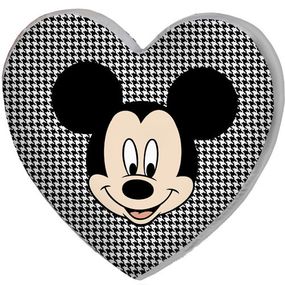 Подушка сердце 3D Микки Маус 40х40х7,5 см (3DPS_15L074)